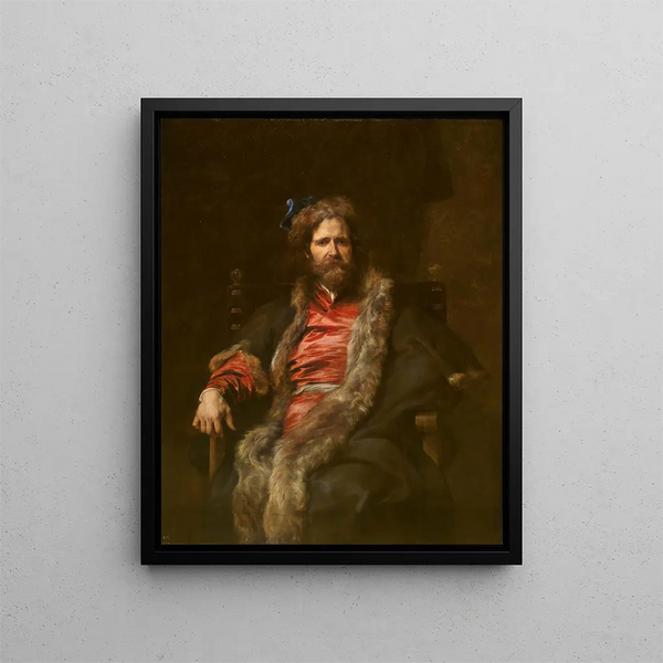 Le maler Martin Ryckaert - Antoine van Dyck — indrammet kunstværk på væggen