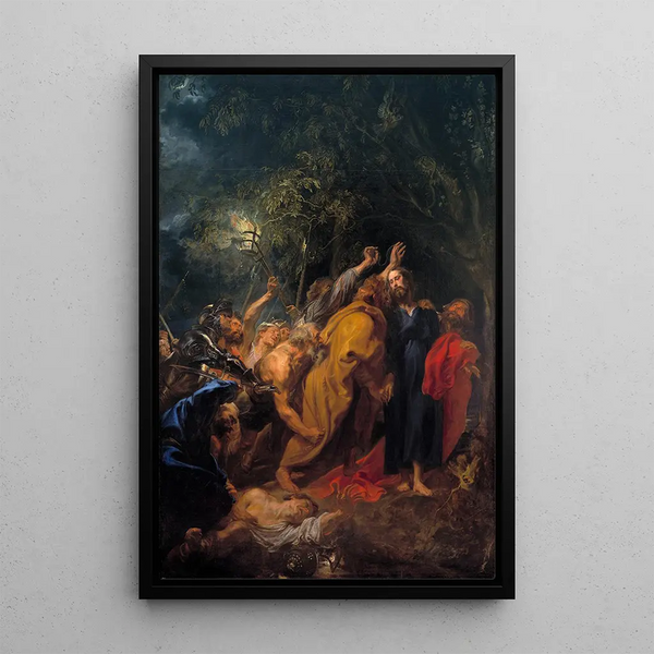 Reproduktion af maleriet L'Arrestation du Christ - Antoine van Dyck