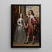 Guillaume II prins af Orange og hans forlovede Marie Stuart - Antoine van Dyck — indrammet kunstværk på væggen