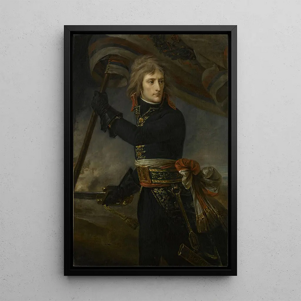 Reproduktion af maleriet af Napoleon ved Arcole-broen - Antoine-Jean Gros