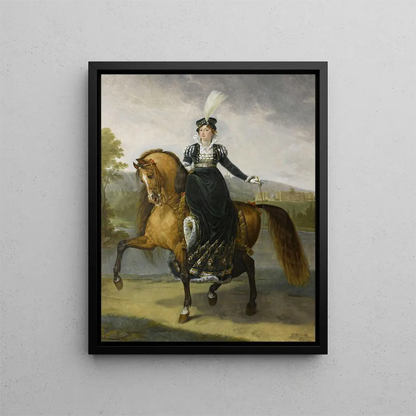 Catharina Württemberg-Westphalie - Antoine-Jean Gros — indrammet kunstværk på væggen