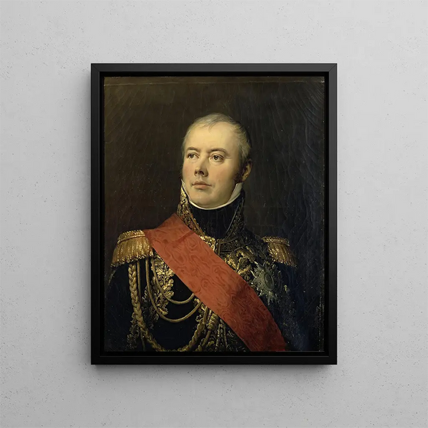 Mac Donald hertug af Tarente, marskal af Frankrig 1765-1840 - Antoine-Jean Gros — indrammet kunstværk på væggen