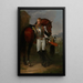 Portrait af underløjtnant Charles Legrand - Antoine-Jean Gros — indrammet kunstværk på væggen