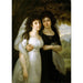 Reproduktion af maleriet Portrait af søstrene Maistre - Antoine-Jean Gros