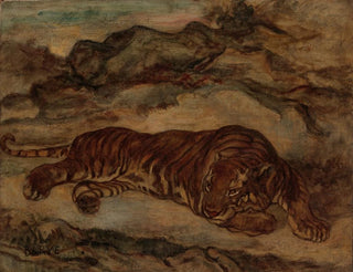 AntoineLouis Barye - Tiger in Repose.webp