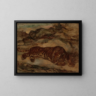 AntoineLouis Barye - Tiger in Repose.webp