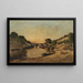 La Seine et le Pont Marie - Antoine Guillemet — indrammet kunstværk på væggen