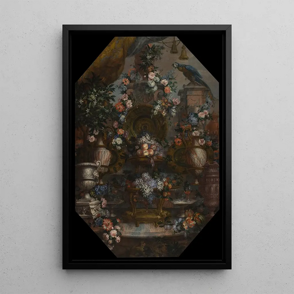 Antoine Monnoyer - Large Flowerpiece with Precious Urns.webp