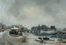 Vue de l'île Louviers, effet de neige - Antoine Perrot — visning af kunstværket