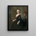 Anna Elisabeth von der Schulenburg - Antoine Pesne — indrammet kunstværk på væggen