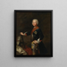 Portrait af Frederik den Store - Antoine Pesne — indrammet kunstværk på væggen