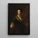 Selvportræt Maleri - Antoine Pesne — indrammet kunstværk på væggen