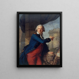 Antoine Vestier - JeanHenri Masers chevalier de Latude 17251805 montrant la Bastille.webp