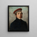Portrait af Prins Romain Czartoryski - Anton Clemens Albrecht Evers — indrammet kunstværk på væggen