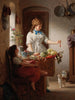 Une idylle culinaire - Anton Ebert — visning af kunstværket