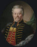 Portræt af en adelige gentleman i hussaruniform - Anton Ebert — visning af kunstværket