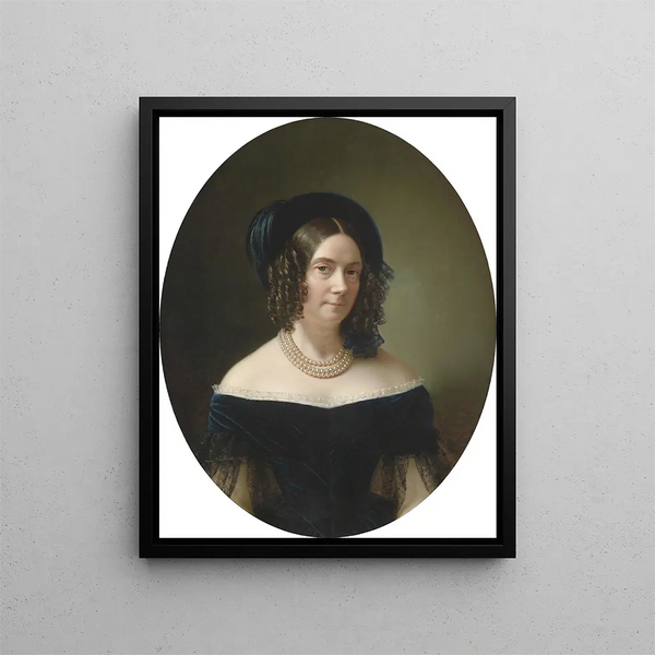 L'archiduchesse Dorothée - Anton Einsle — indrammet kunstværk på væggen