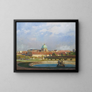 Anton Hans Karlinsky - Blick auf die Salesianerkirche.webp