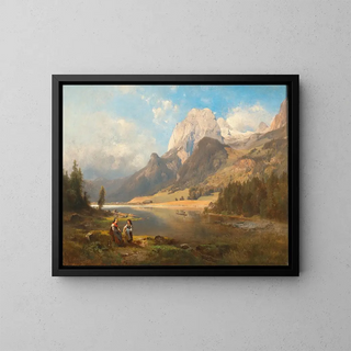 Anton Hansch - Partie vom Hintersee mit Mhlsturzhorn Bayern.webp
