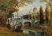 Vue de la rivière Vienne et de l'église Saint-Charles - Anton Hlaváček — visning af kunstværket