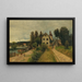 Château à Velden sur le Wörthersee - Anton Hlaváček — indrammet kunstværk på væggen