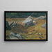 Rochers dans le ruisseau - Anton Josef von Kenner — indrammet kunstværk på væggen