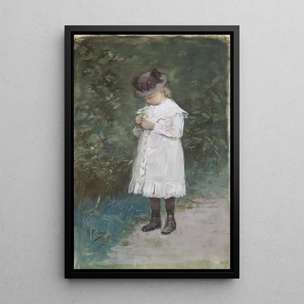 Reproduktion af maleriet Elisabeth Mauve født i 1875, datter af kunstneren - Anton Mauve
