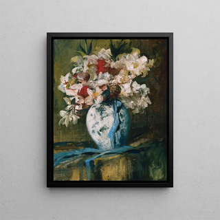 Anton MllerWischin - Rosenstrau in weier Vase.webp