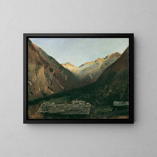Anton Romako - Abend in der Prossau bei Gastein.webp
