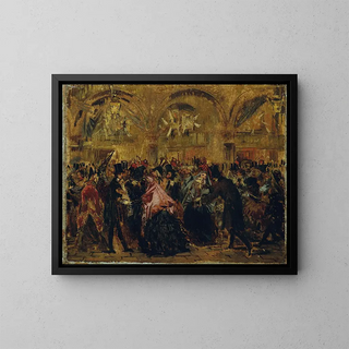 Anton Romako - Karneval auf dem Markusplatz in Venedig.webp