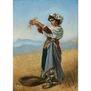 Anton Romako - The Corn Gatherer.webp
