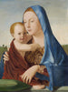 Jomfru med barnet - Antonello da Messina — visning af kunstværket