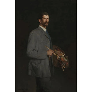 Antoni Piotrowski - Selfportrait with palette.webp