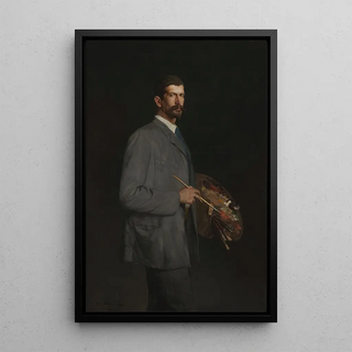 Antoni Piotrowski - Selfportrait with palette.webp