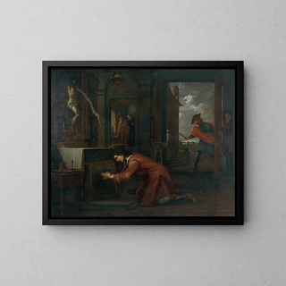 Antoni Viladomat - Saint Francis Receives the Order from the Crucifix at Saint Damian to Repair the House of God.webp
