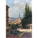 Florence, udsigt over Palazzo Vecchio fra Boboli-haverne - Antonietta Brandeis — visning af kunstværket