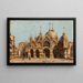 Venedig Facaden af Basilikaen San Marco - Antonietta Brandeis — indrammet kunstværk på væggen