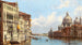 Venise, udsigt over Grand Canal fra Santa Maria della Salute - Antonietta Brandeis — visning af kunstværket