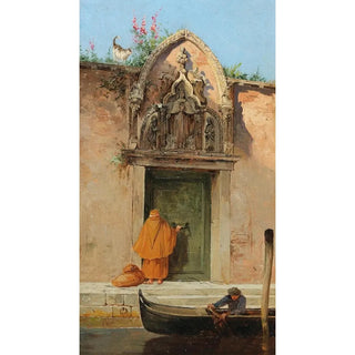 Antonietta Brandeis - Venice at the gate of the Arco dellAbbazia della Misericordia.webp