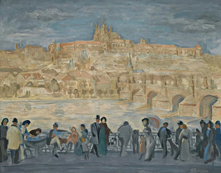 Vue du château de Prague - Antonín Procházka — visning af kunstværket