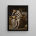 Saint Francis - Antonio Arias Fernández — indrammet kunstværk på væggen