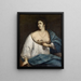 Cleopatra med en slange - Antonio Carneo — indrammet kunstværk på væggen