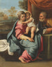 La Sainte Famille - Antonio Carracci — visning af kunstværket