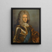 Portrait af prins James Edward Stuart, den gamle pretendent - Antonio David — indrammet kunstværk på væggen