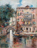 Gondoles i Venedig - Antonio María de Reyna Manescau — visning af kunstværket