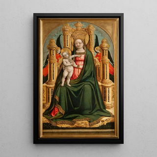 Antonio Vivarini - The Virgin and Child Enthroned and Two Angels.webp