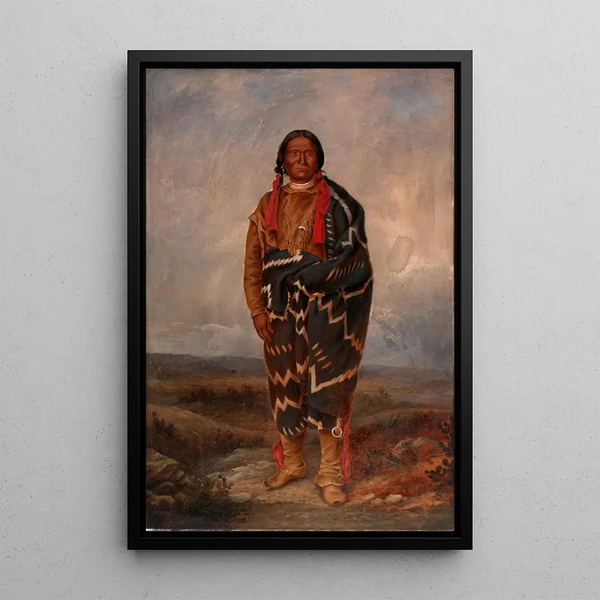 Reproduktion af maleriet Indien Apache - Antonio Zeno Shindler