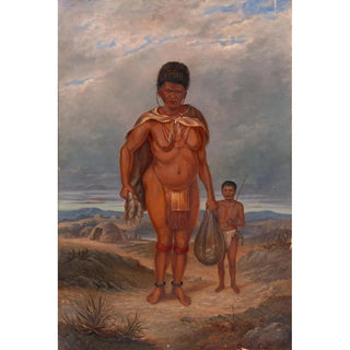Antonio Zeno Shindler - Hottentot Woman and Children.webp