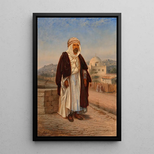 Kabyle Algerien - Antonio Zeno Shindler — indrammet kunstværk på væggen