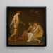 Apollon, der indkalder Parcerne til at besøge Ceres, der flygtede fra Jorden - Nicolai Abildgaard — indrammet kunstværk på væggen